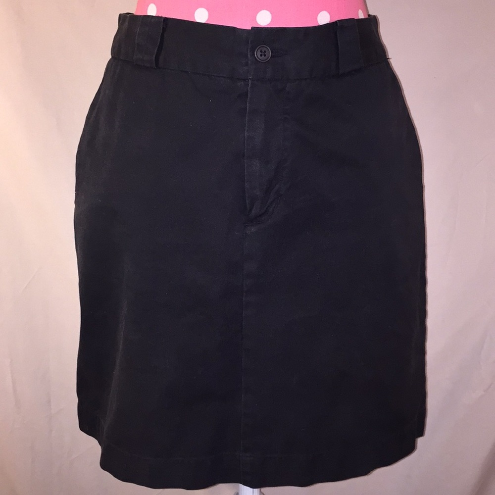 Gap Sz 4 blk 100% Cotton skirt